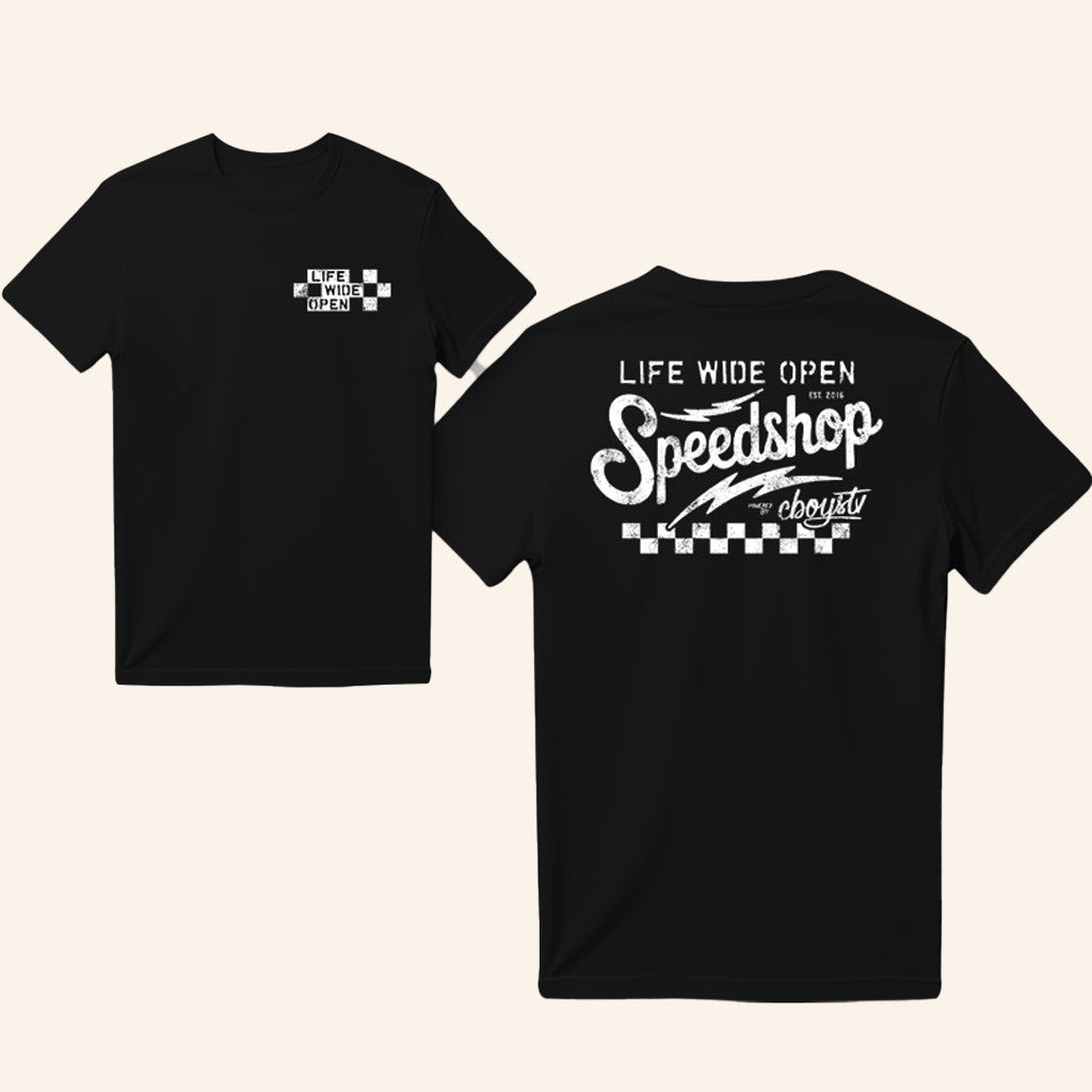 CboysTV Merch Speedshop T-Shirt Life Wide Open CboysTV Shirt Dad Christmas Gifts - Lily Birch Market