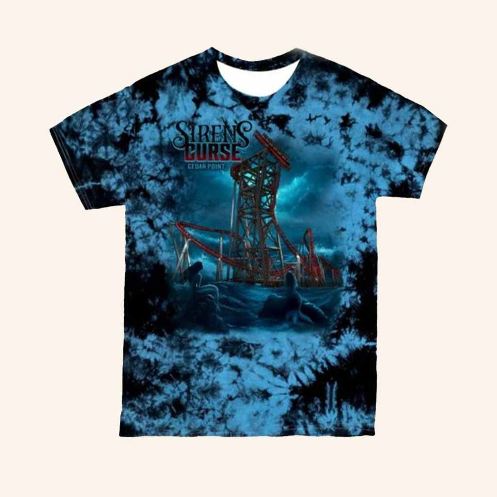 Cedar Fair Merch Siren's Curse Cedar Point Storm Shirt Christmas Gifts For Guys - Lily Birch Market
