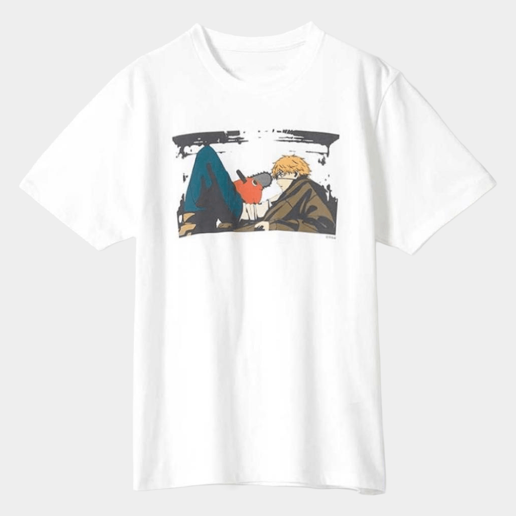 Chainsaw Man Merch Chainsaw Man X Graniph Denji And Pochita T-Shirt Presents For Anime Fans - Lily Birch Market