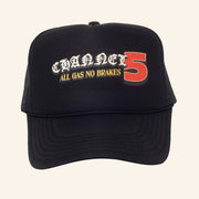 Channel 5 Merch All Gas No Brakes Black Foam Trucker Hat Gifts For Father - Lilybirchmarket