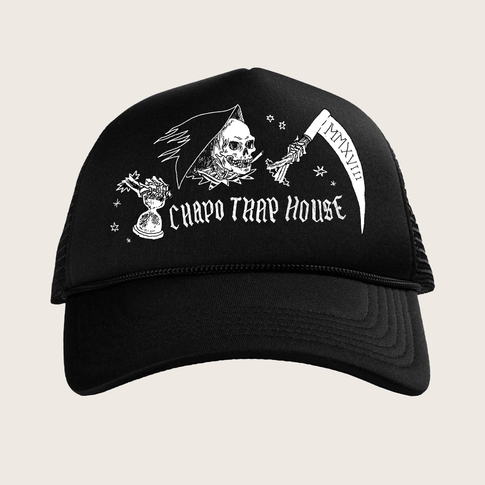 Chapo Trap House Merch Reaper Trucker Hat Halloween Gift Ideas For Him - Lilybirchmarket