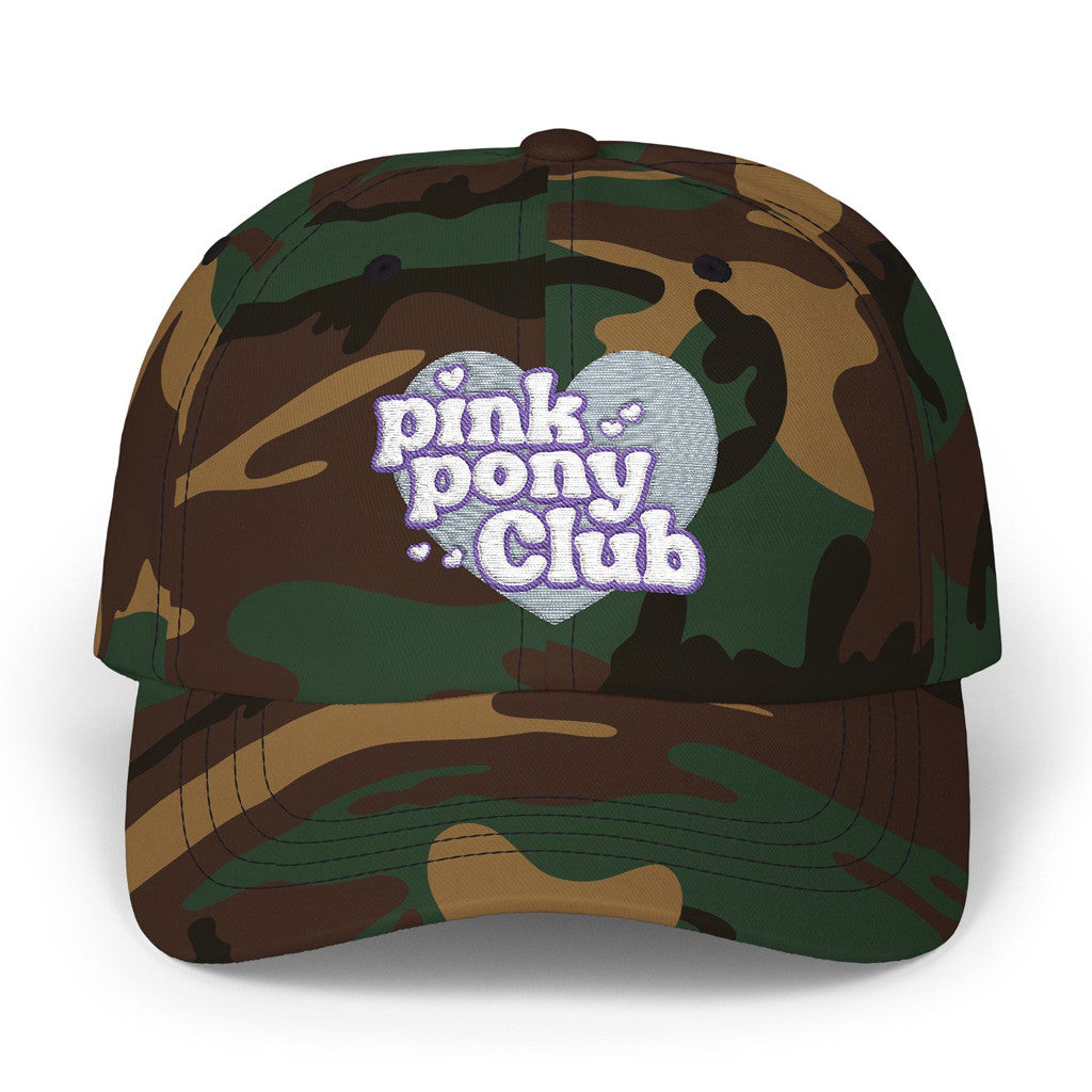 Chappell Roan Merch Tour 2025 Pink Pony Club Embroidered Camo Hat Gifts For Her - Lilybirchmarket