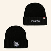 Charles Leclerc Merch 16 Signature It's Like This Beanie CL16 Merch Best Gifts For Friends - Lilybirchmarket
