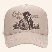 Charley Crockett Merch Dollar A Day Trucker Hat Best Gifts For Husband - Lilybirchmarket