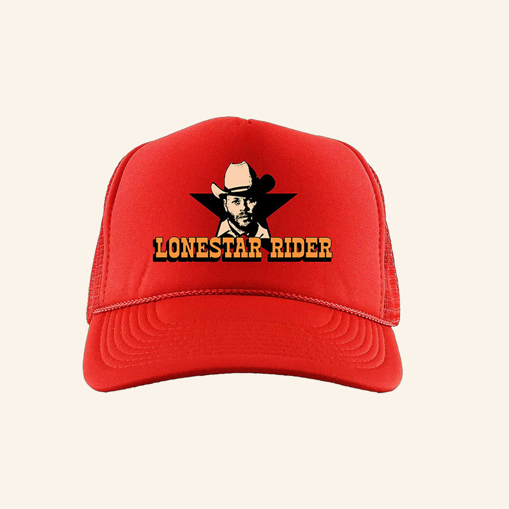 Charley Crockett Merch Lonestar Rider Trucker Hat Presents For Music Lovers - Lilybirchmarket