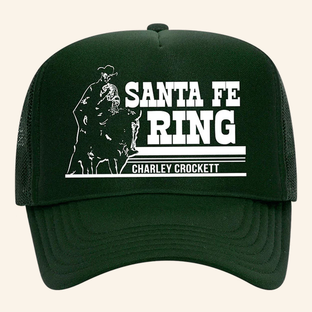 Charley Crockett Merch Santa Fe Ring Trucker Hat Best Gifts For Him - Lilybirchmarket