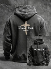 Charlie Kirk 1993 2025 Freedom Hoodie This Is The Turning Point Hooded Sweatshirt Memorial Gift - Lilybirchmarket