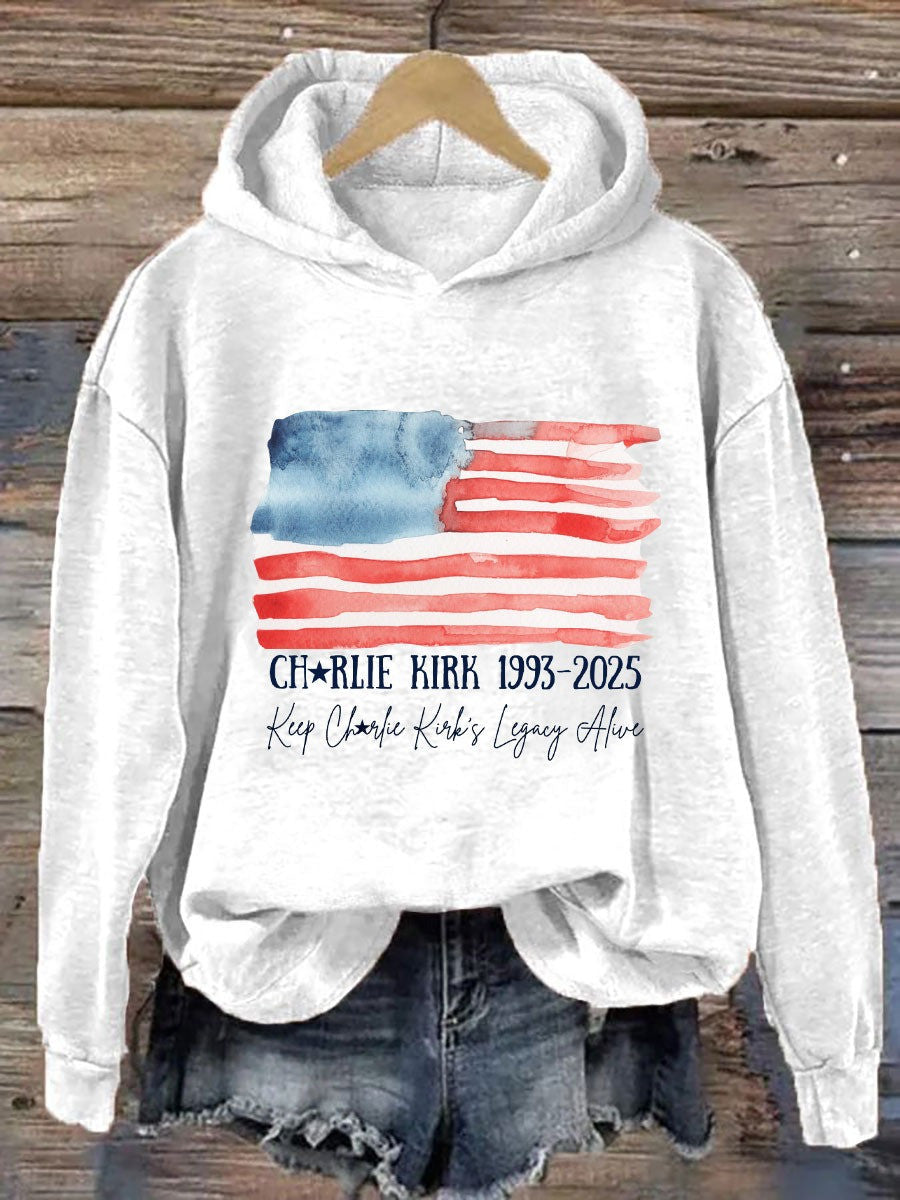 Charlie Kirk 1993 2025 Hoodie Keep Charlie Kirk Legacy Allure TPUSA Merch Gifts - Lilybirchmarket