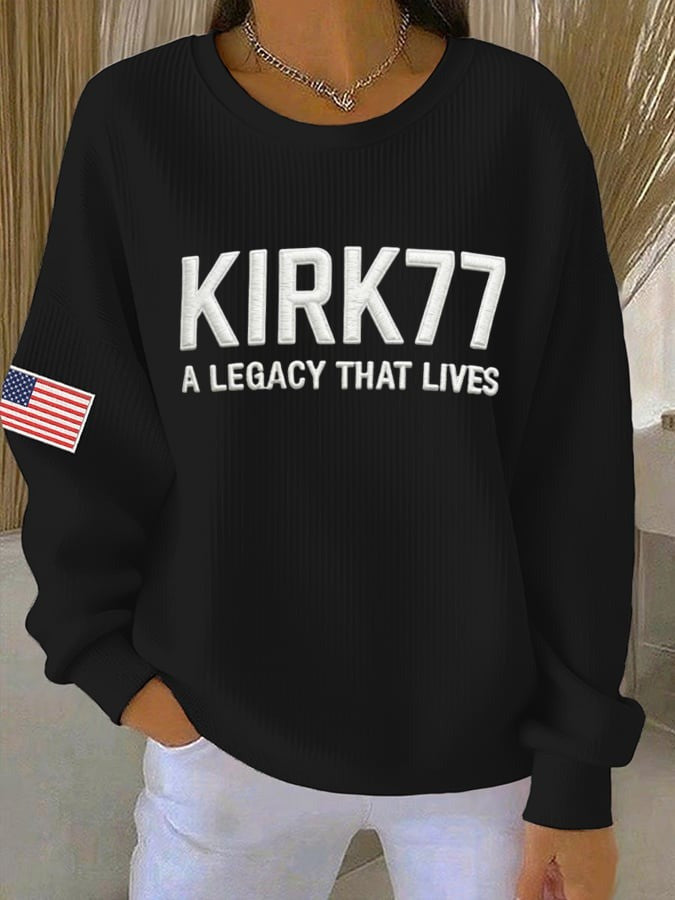 Charlie Kirk 77 Shirt Kirk77 A Legacy That Lives Sweatshirt Elon Musk Kirk77 Merch Gifts For Mom - Lilybirchmarket