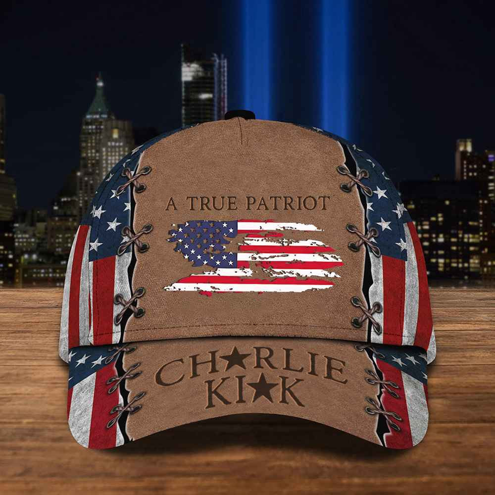 Charlie Kirk A True Patriot Cap Justice For Charlie Kirk Hat Memorial Gifts For Him - Lilybirchmarket