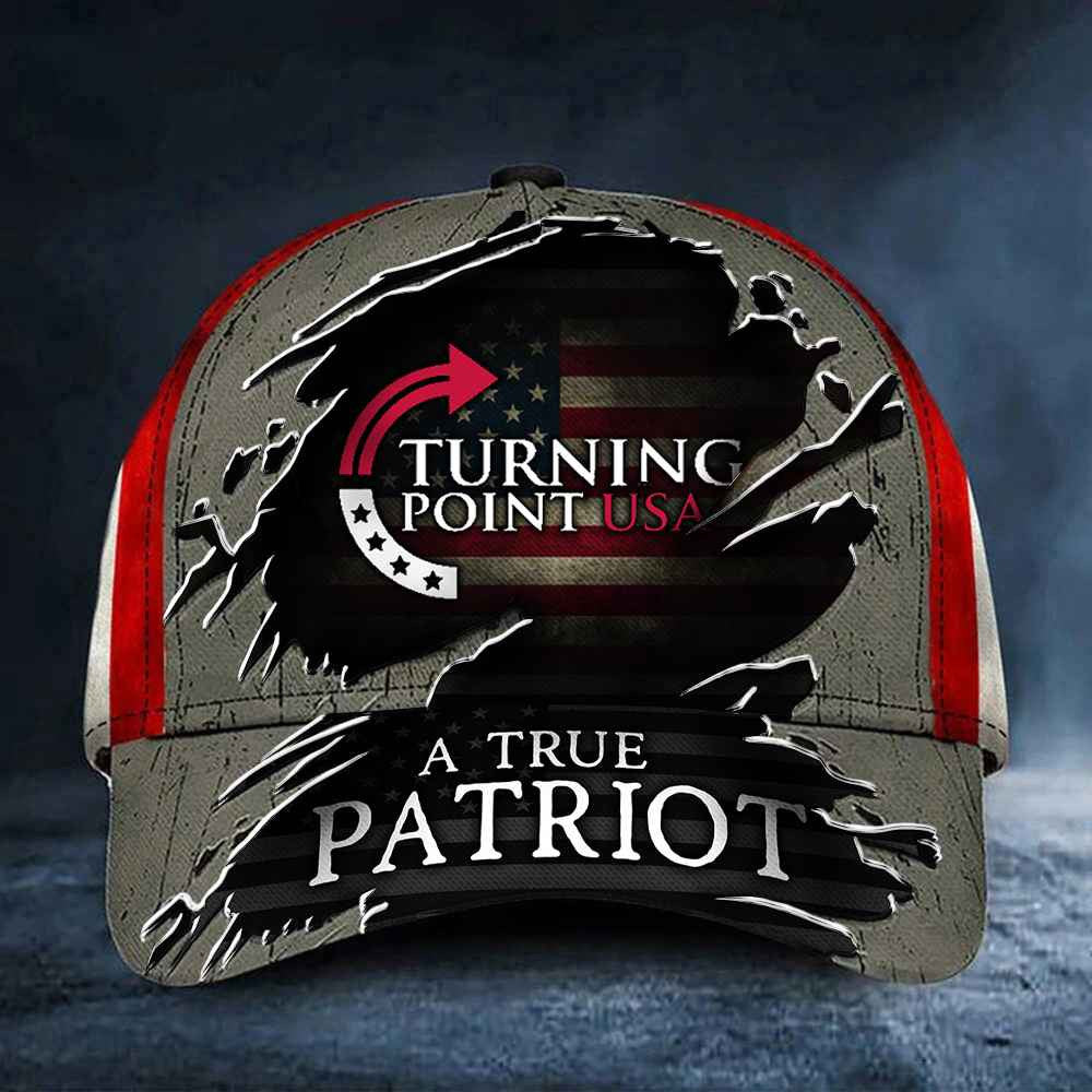 Charlie Kirk A True Patriot Hat Turning Point Charlie Kirk Patriotic Memorial Gifts - Lilybirchmarket
