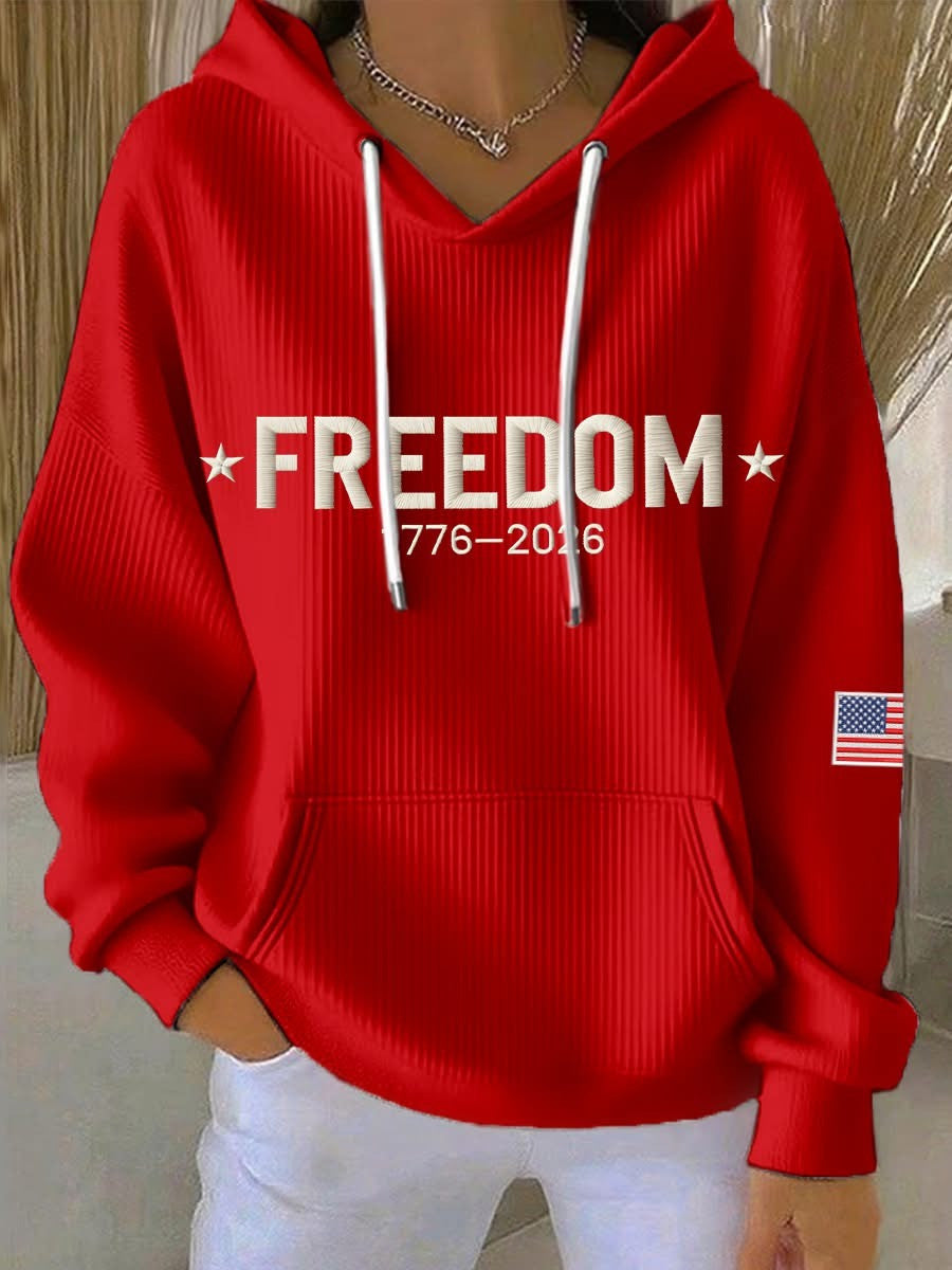 Charlie Kirk Freedom 1776 2026 America 250 Years Hoodie Patriotic Apparel Gifts For Wife - Lilybirchmarket