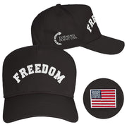 Charlie Kirk Freedom Hat Black Embroidered Charlie Kirk Hat Turning Point USA Store TPUSA Merch - Lilybirchmarket