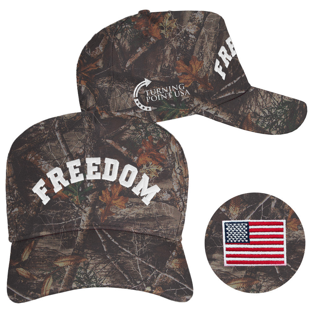 Charlie Kirk Freedom Hat This Is The Turning Point Hat Turning Point USA Merch Camo Embroidered - Lilybirchmarket