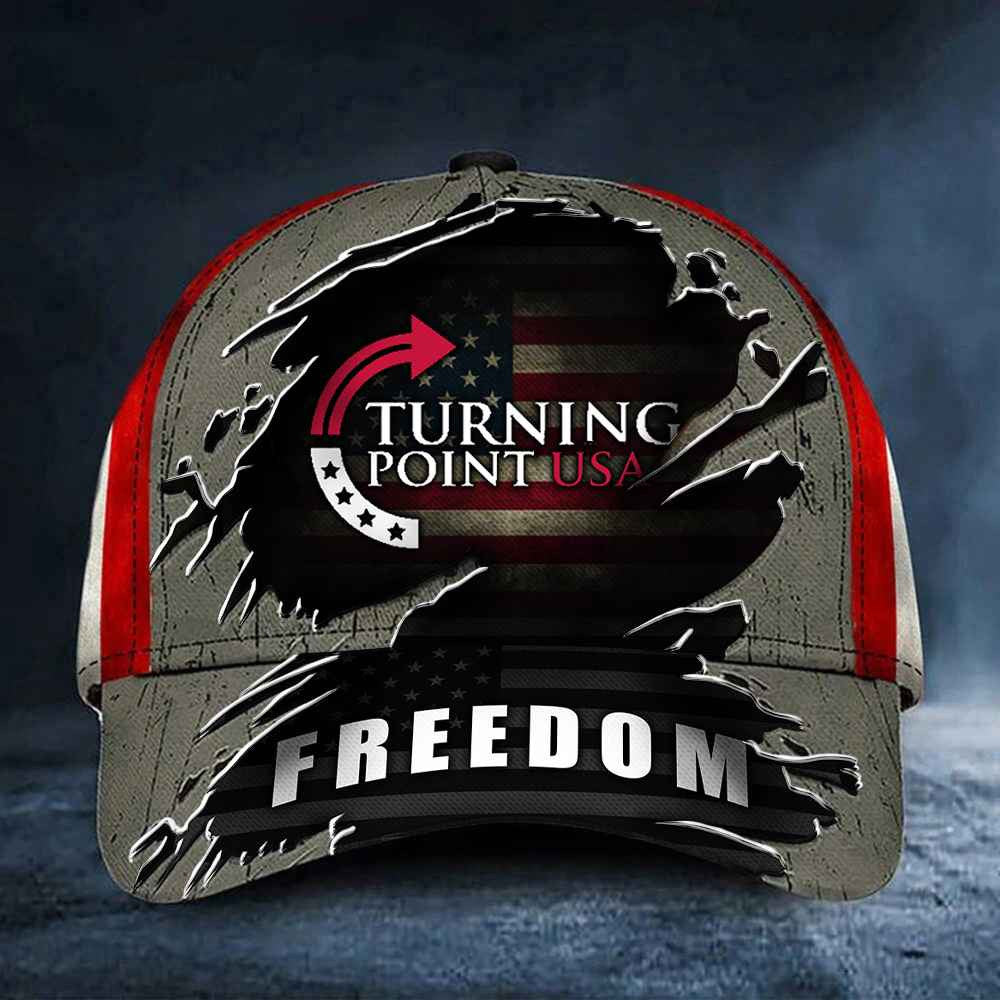 Charlie Kirk Freedom Hat Turning Point Charlie Kirk Patriotic Memorial Gifts For Mom - Lilybirchmarket