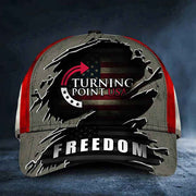Charlie Kirk Freedom Hat Turning Point Charlie Kirk Patriotic Memorial Gifts For Mom - Lilybirchmarket