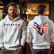 Charlie Kirk Freedom Hoodie Charlie Kirk Signature Clothing Turning Point Freedom Merch - Lilybirchmarket