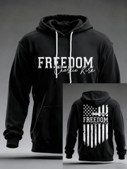 Charlie Kirk Freedom Hoodie In Memory Of Charlie Kirk 1993 2025 Tribute Clothing - Lilybirchmarket