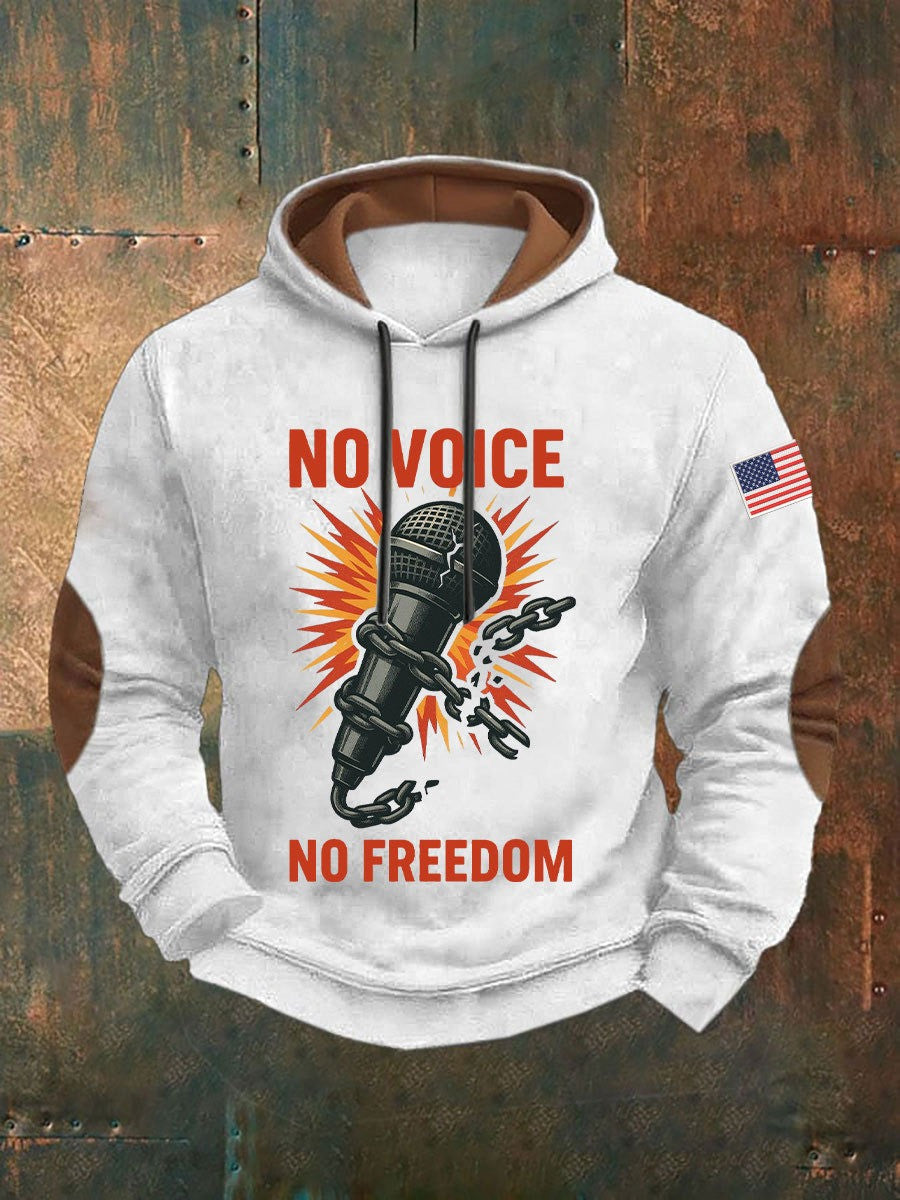 Charlie Kirk Freedom Hoodie No Voice No Freedom Unique Free 4 Shirt - Lilybirchmarket