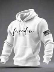 Charlie Kirk Freedom Hoodie USA Flag Patriotic Clothing Gifts Ideas For Husband - Lilybirchmarket