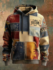 Charlie Kirk Freedom Hoodie Vintage Old Retro Fall Season Autumn Pattern Clothing - Lilybirchmarket