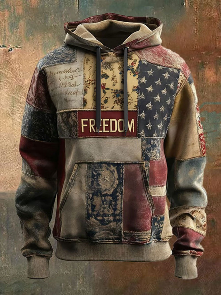 Charlie Kirk Freedom Hoodie Vintage Turning Point USA Inspired Clothing For Conservatives - Lilybirchmarket