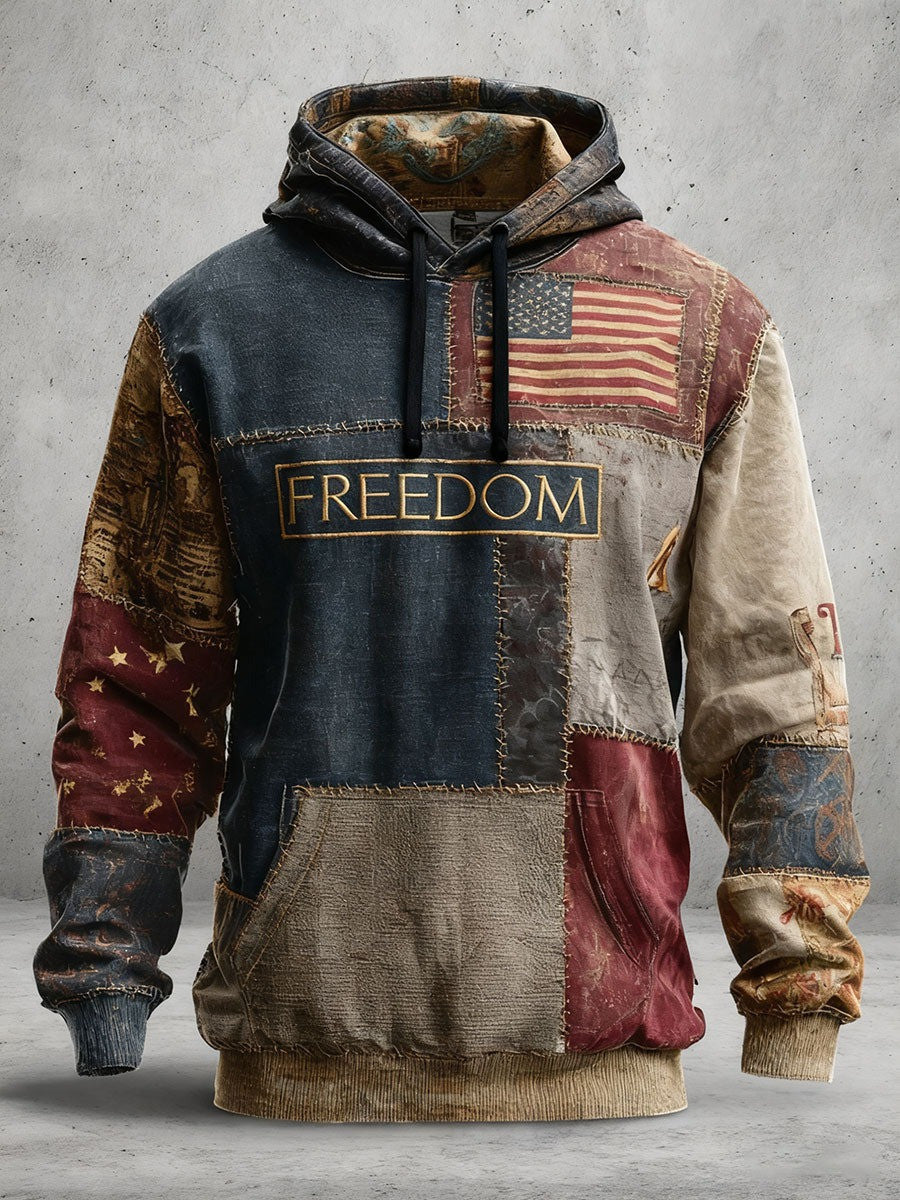 Charlie Kirk Freedom Memorial Merch Hoodie Vintage Retro 3D Print Support Clothing Gifts - Lilybirchmarket