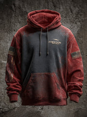 Charlie Kirk Freedom Patriot Hoodie American Flag Turning Point USA Merch Gifts - Lilybirchmarket