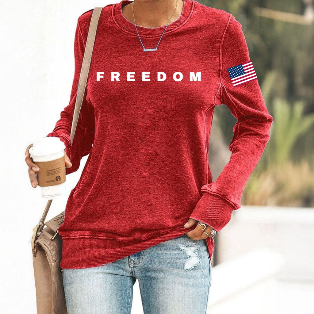 Charlie Kirk Freedom Sweatshirt Charlie Kirk Sweatshirt Trump 45-47 Merch Gifts For Patriot - Lilybirchmarket