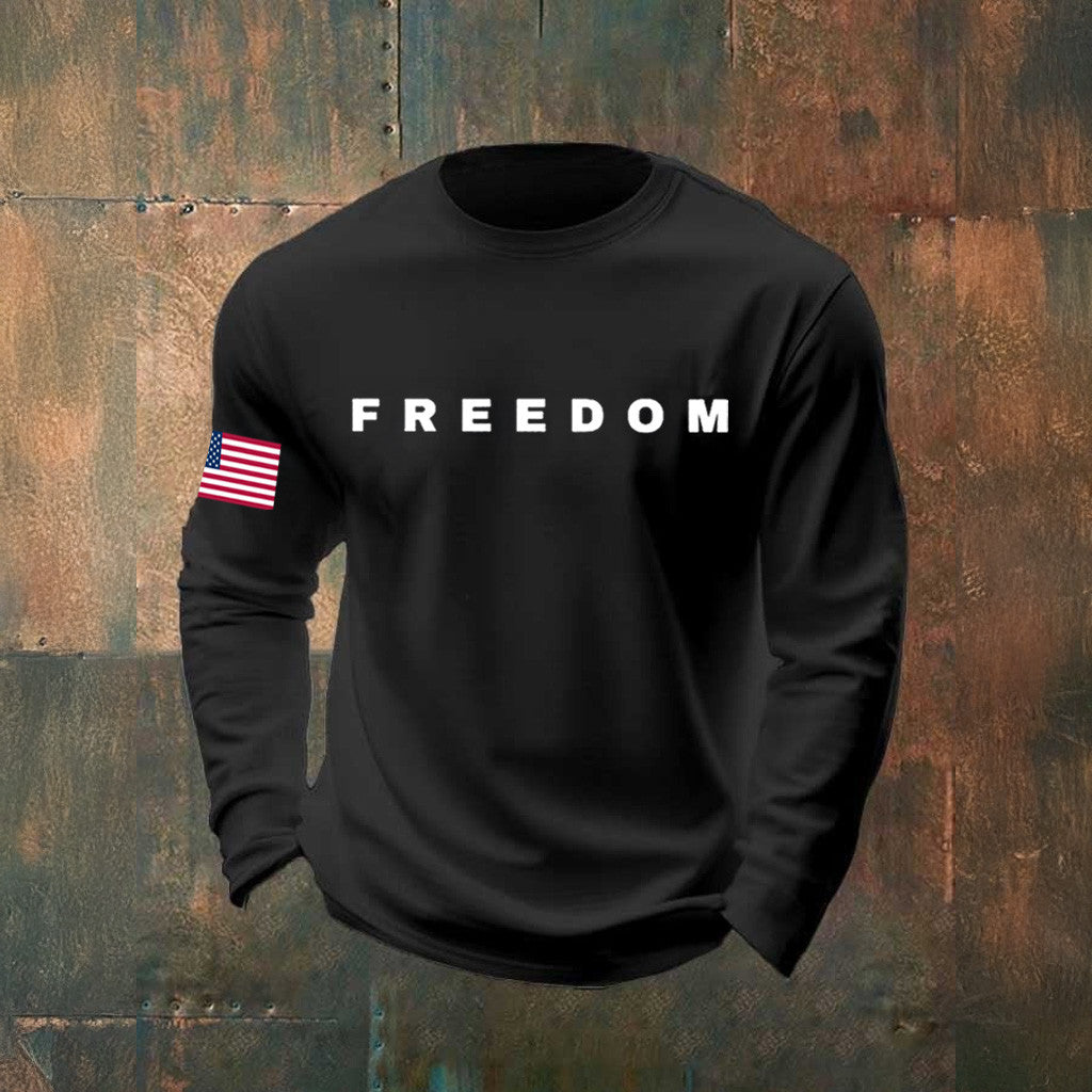 Charlie Kirk Freedom Sweatshirt Charlie Kirk Sweatshirt Trump 45-47 Merch Gifts For Patriot - Lilybirchmarket