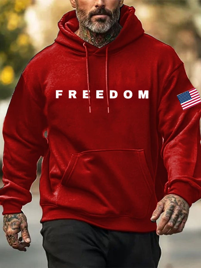 Charlie Kirk Freedom Sweatshirt Charlie Kirk Sweatshirt Trump 45-47 Merch Gifts For Patriot - Lilybirchmarket
