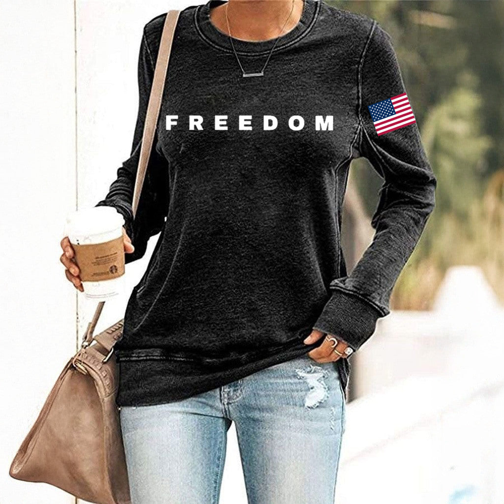 Charlie Kirk Freedom Sweatshirt Charlie Kirk Sweatshirt Trump 45-47 Merch Gifts For Patriot - Lilybirchmarket