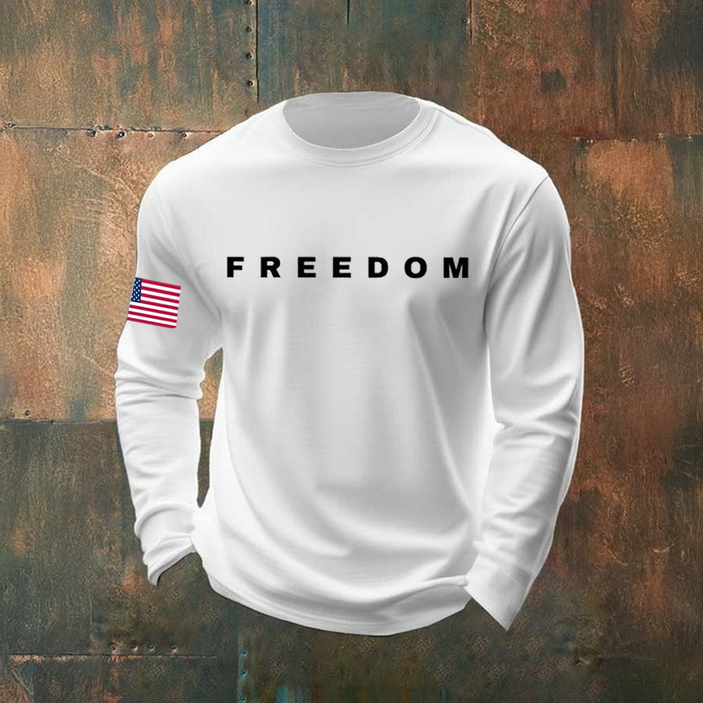 Charlie Kirk Freedom Sweatshirt Charlie Kirk Sweatshirt Trump 45-47 Merch Gifts For Patriot - Lilybirchmarket
