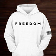 Charlie Kirk Freedom White Hoodie Charlie Kirk Was Wearing Tribute Clothing Gifts 2025 - Lilybirchmarket