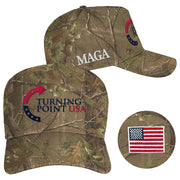 Charlie Kirk Hat Camo Embroidered Turning Point USA Hat Make America Great Again Merch - Lilybirchmarket