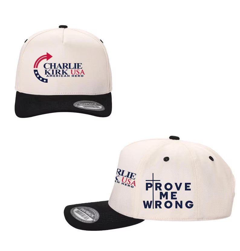 Charlie Kirk Hat Embroidered Turning Point USA Hat Charlie Kirk Merch Gifts For Dad - Lilybirchmarket