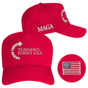 Charlie Kirk Hat Embroidered Turning Point USA Hat MAGA Red Cap Husband Gifts - Lilybirchmarket