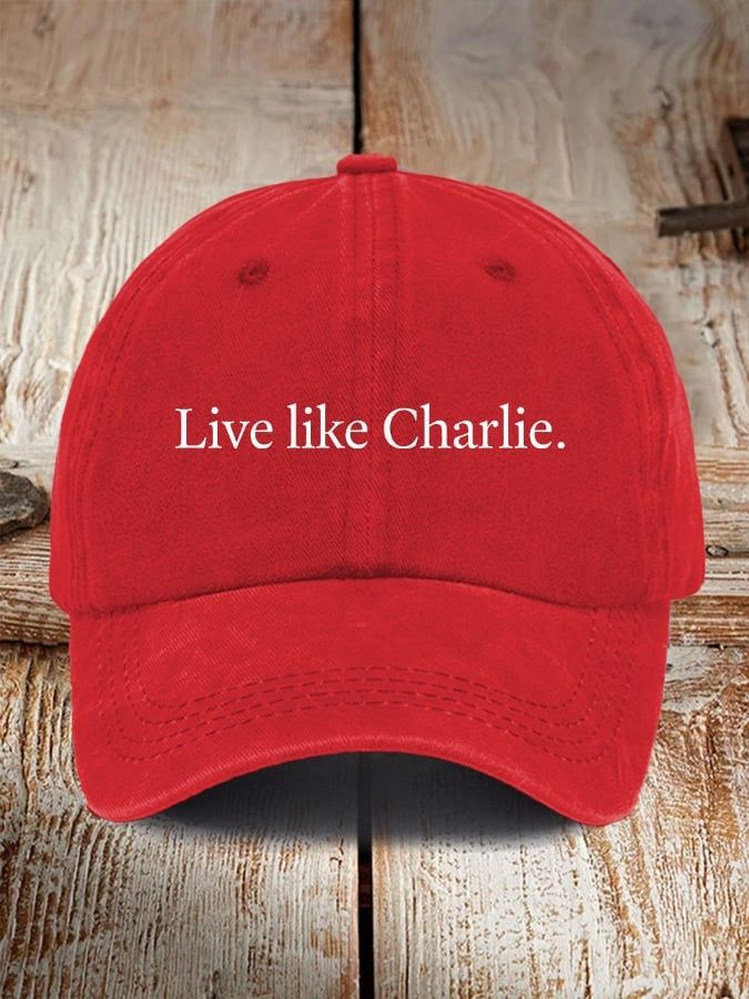 Charlie Kirk Hat Red Live Like Charli Hat For Supporters Charlie Kirk Store Online - Lilybirchmarket