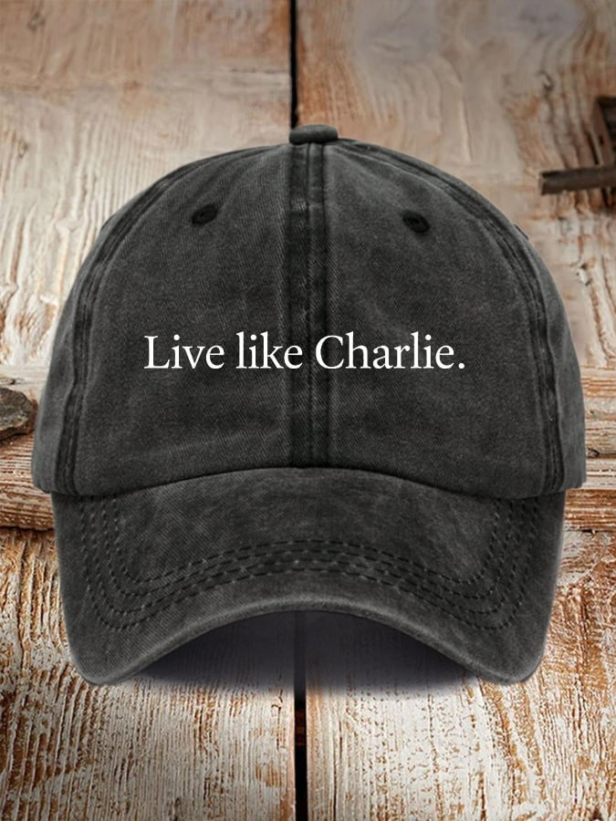 Charlie Kirk Hat Retro Live Like Charli Cap For Supporters Charlie Kirk Store Online - Lilybirchmarket