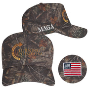 Charlie Kirk Hat Turning Point USA Hat Embroidered Camo Make America Great Again Merch - Lilybirchmarket