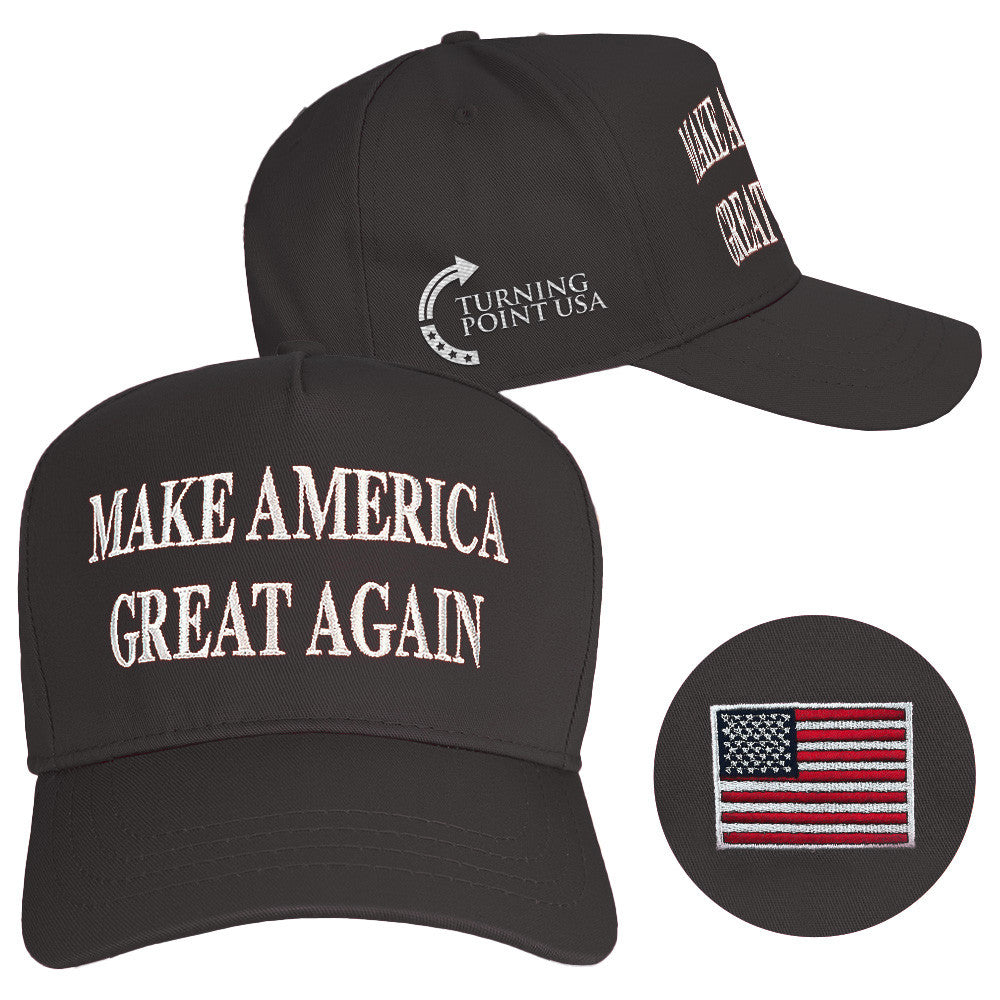 Charlie Kirk Hat Turning Point USA Hat Embroidered MAGA Hat Gifts For Dad - Lilybirchmarket