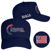 Charlie Kirk Hat Turning Point USA Hat MAGA Navy Cap Embroidered Trump Lovers Gifts - Lilybirchmarket