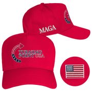 Charlie Kirk Hat Turning Point USA Hat MAGA Red Cap Embroidered Husband Gifts - Lilybirchmarket