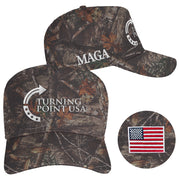 Charlie Kirk Hat Turning Point USA Hat Make America Great Again Embroidered Camo Cap - Lilybirchmarket