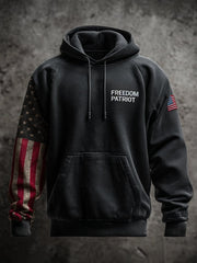 Charlie Kirk Hoodie Freedom Patriot Tribute To Charlie Kirk Apparel Patriotic Gift For Men - Lilybirchmarket