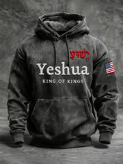 Charlie Kirk Hoodie Yeshua King Of Kings Faith Clothing Gifts For Christians Friends - Lilybirchmarket