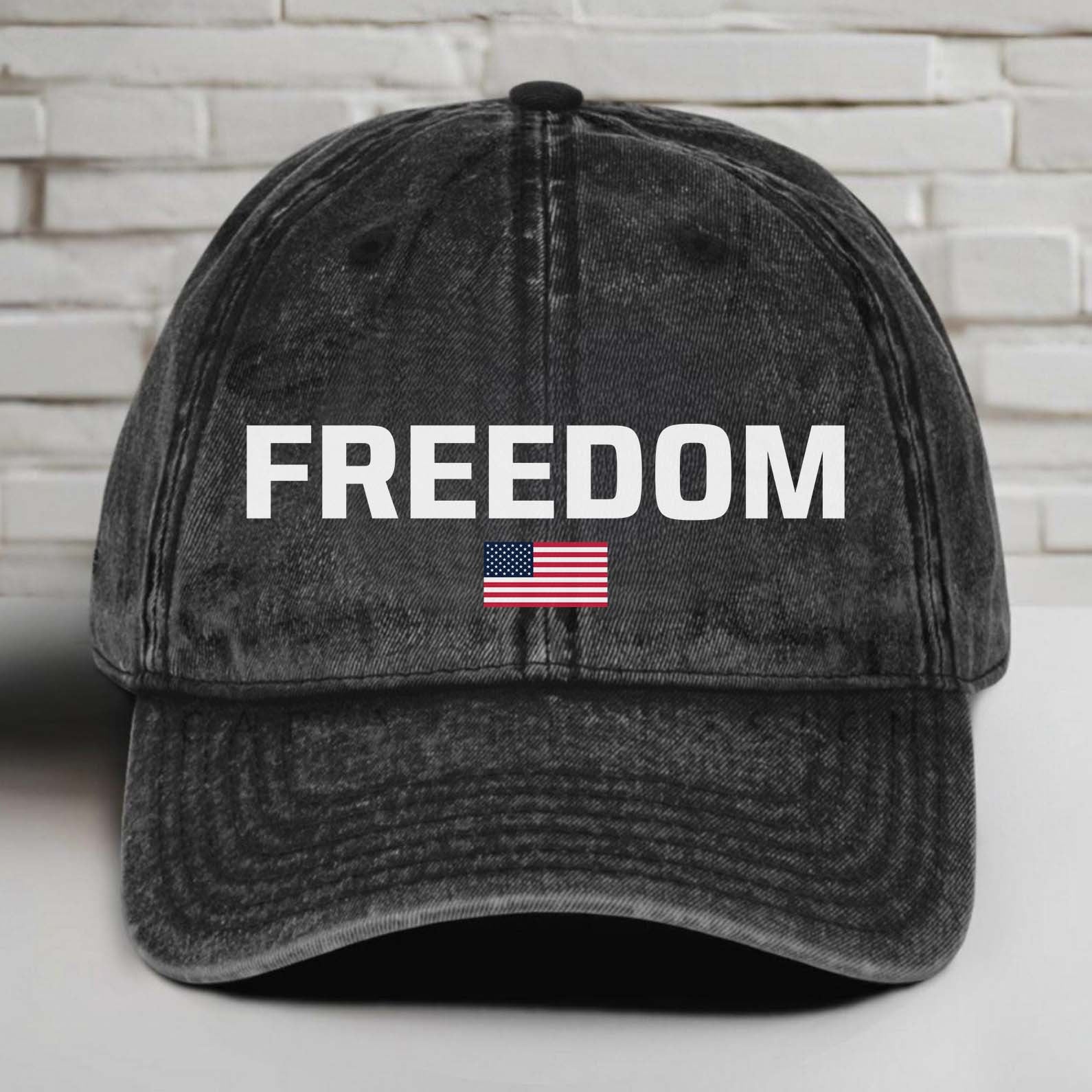 Charlie Kirk Merch Charlie Kirk Freedom Hat Patriotic Cap Gifts For MAGA Supporters - Lilybirchmarket
