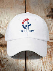 Charlie Kirk Merch Freedom Hat Embroidered Charlie Kirk Memorial Hat Gifts For Trump Lovers - Lilybirchmarket