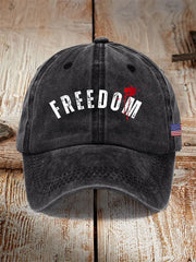 Charlie Kirk Merch Freedom Print Hat Gifts For Patriots - Lilybirchmarket