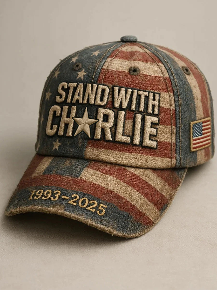 Charlie Kirk Merch Freedom Printed Casual Unisex Hat Gifts For Patriots - Lilybirchmarket